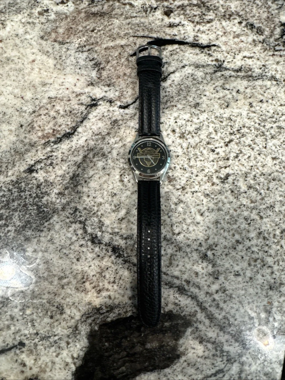 Harley-Davidson watch with leather band